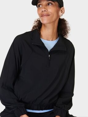 Sweaty Betty Womens Explorer Half Zip Pullover Size small Athleisure Active Wear